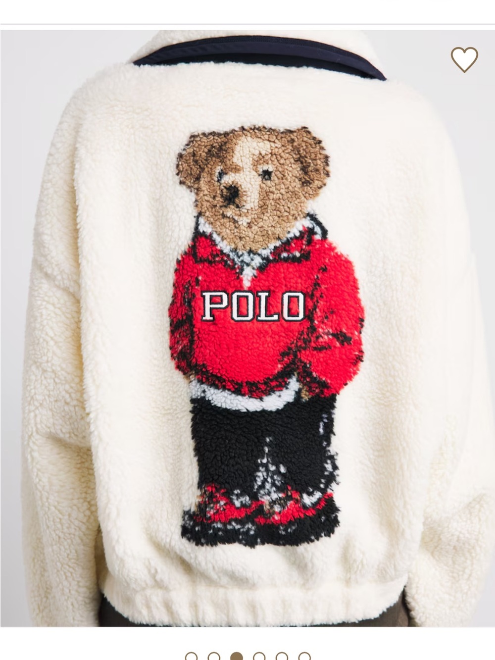 Polo Ralph Lauren Fleece Sherpa Polo Bear Sweatshirt